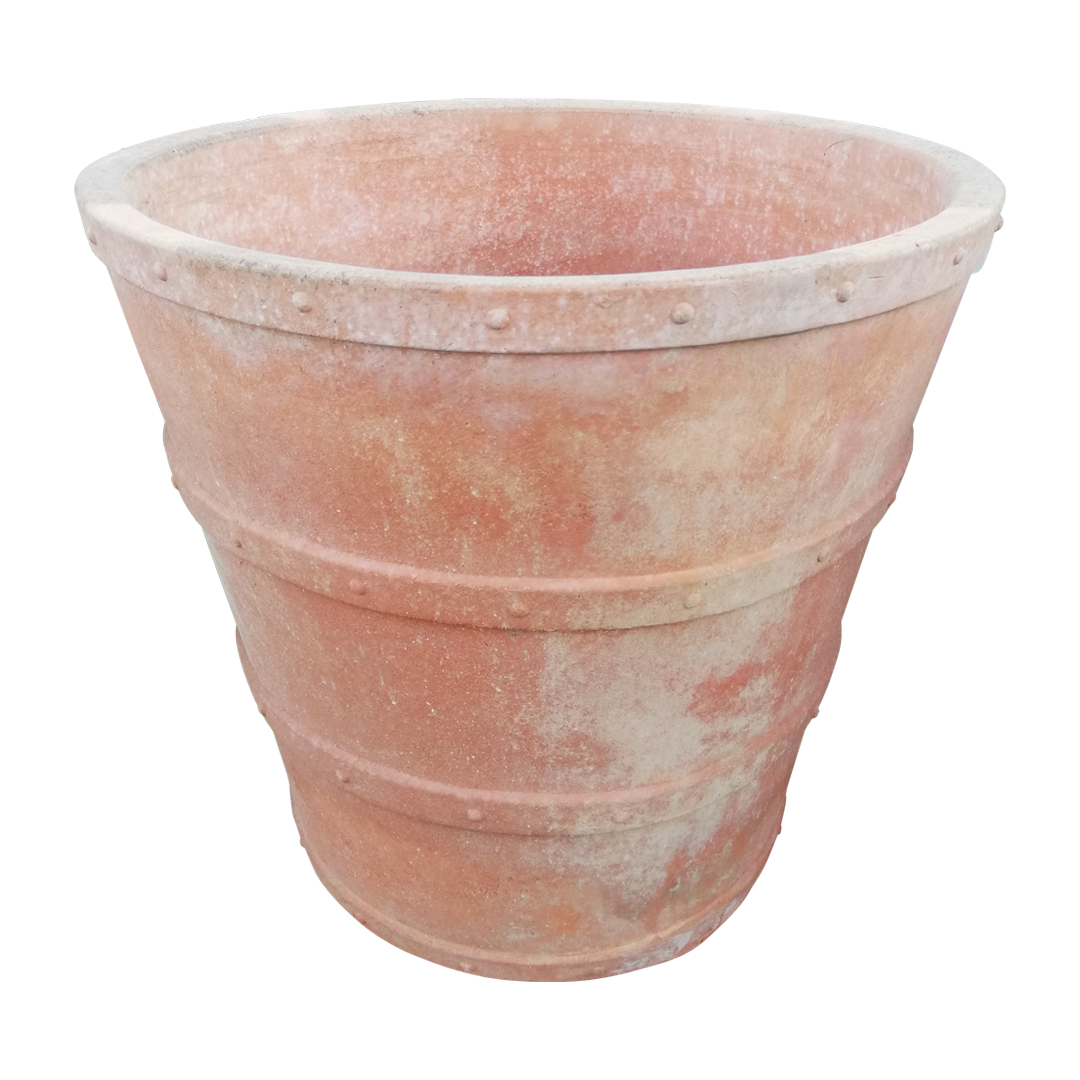 Vaso Forziere In Terracotta H70 cm - Galano Ceramiche