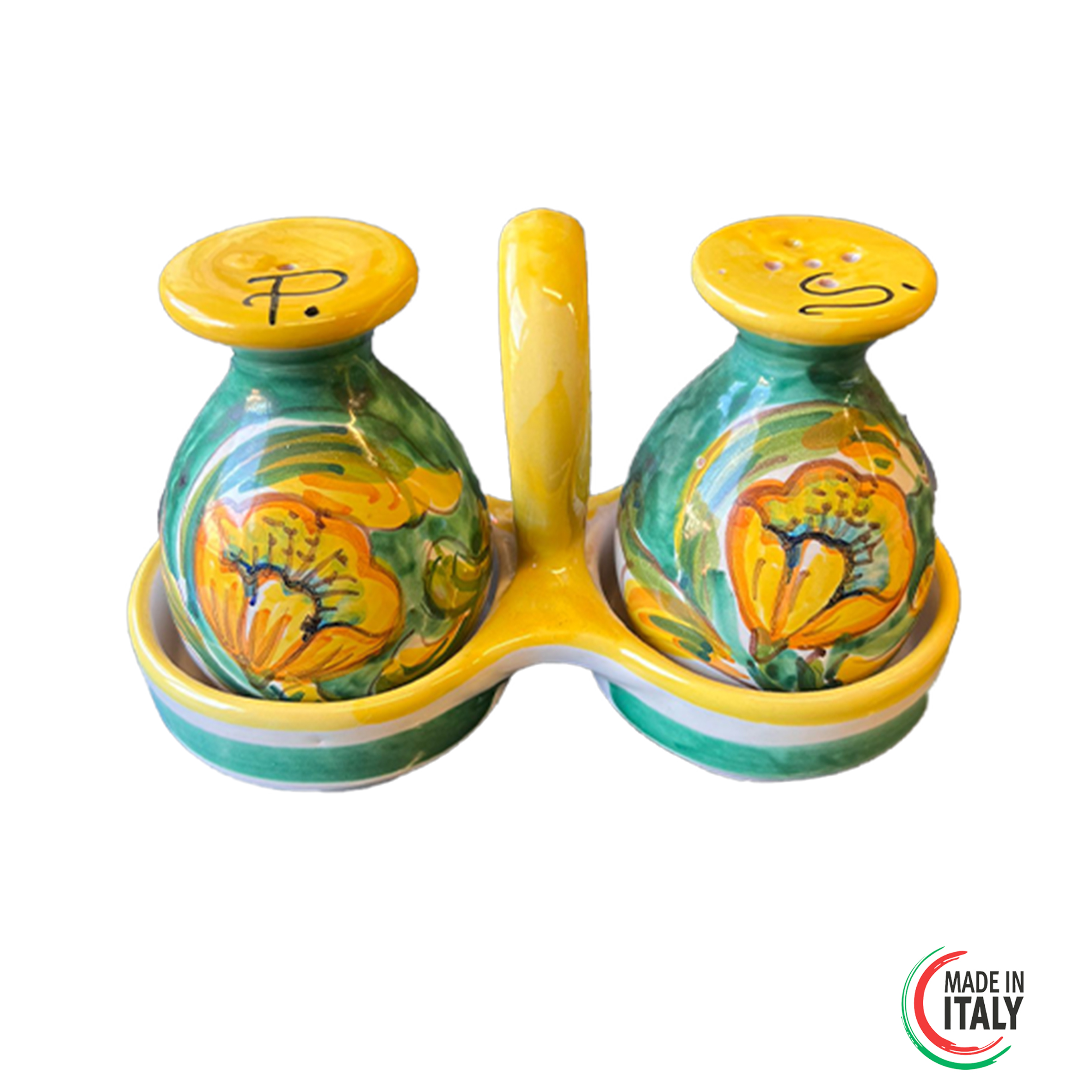 Ampolle porta Sale e Pepe in Ceramica - Galano Ceramiche